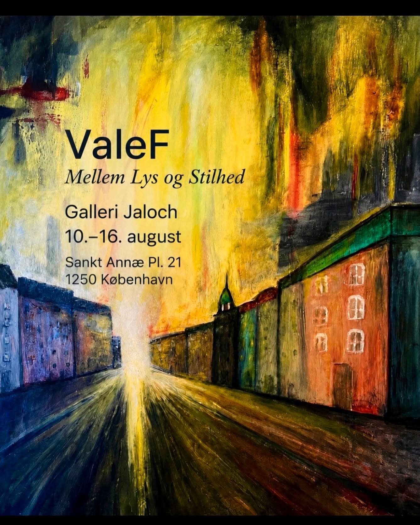 ValeF — Mellem Lys og Stilhed poster